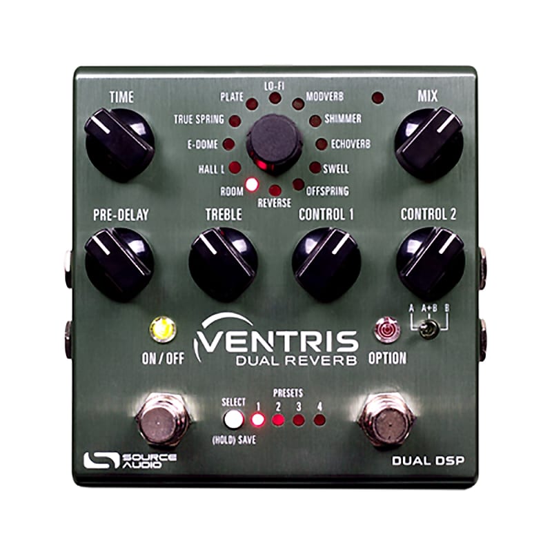 Source Audio SA262 Ventris Dual Reverb Processor Guitar Effects Pedal Stompbox image 1