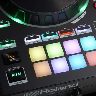 Roland DJ-505 2-Channel Quad Deck Serato DJ Controller w Built In Drum Effects image 6