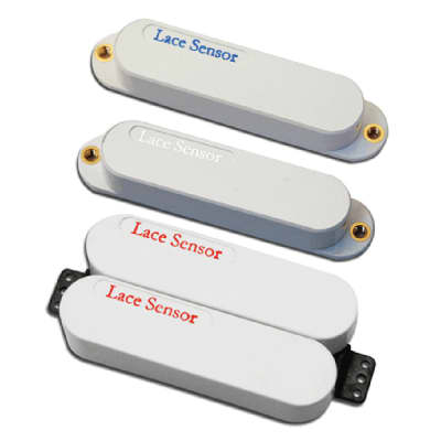 Lace Sensor Plus Ultra HSS (Blue, Silver, Red/Red Dually) set - white