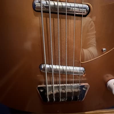 Jerry Jones Longhorn 1988-1990 Electric Guitar Bass - Beautiful Burnt Orange image 15