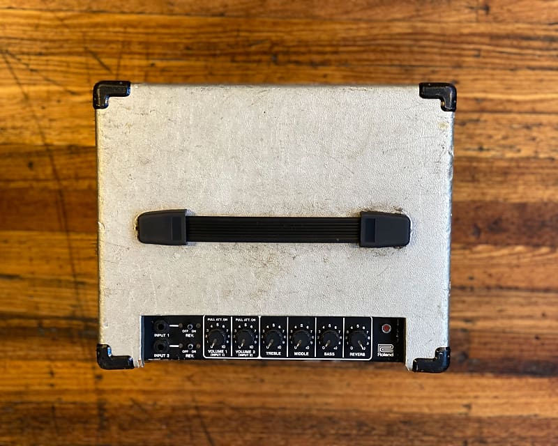 即発送 Roland CUBE-60 keyboard Vintage Roland Cube 60 Keyboard Amplifier, Silver, Tested