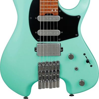Ibanez Q54 Q Standard Headless Electric Guitar, Sea Foam Green Matte w/ Gig Bag image 2