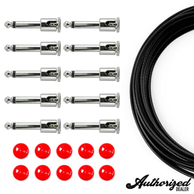 Amazon.com: George L's Red Cable Kit Red Caps : Musical