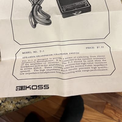 Koss  ESP.6 and T.3 headphones image 5