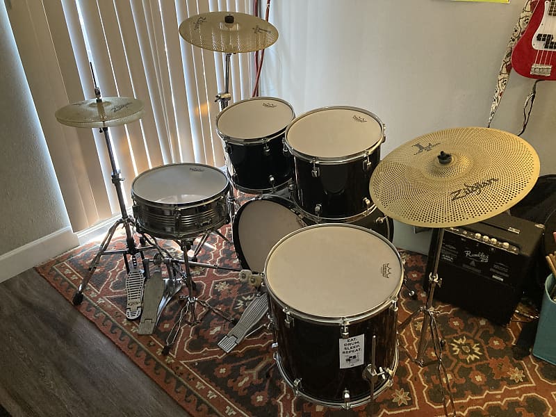 Quiet Gretsch Kit + Zildjian Quiet Cymbal Pack Reverb