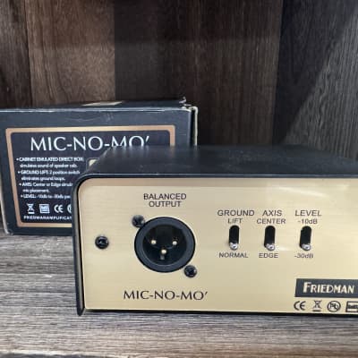 Reverb.com listing, price, conditions, and images for friedman-mic-no-mo