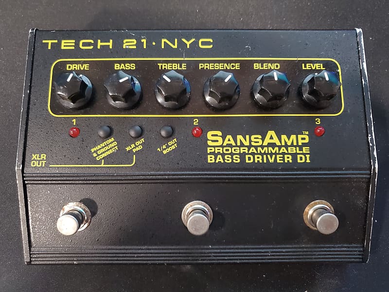 Tech 21 Sansamp Programmable Bass Driver