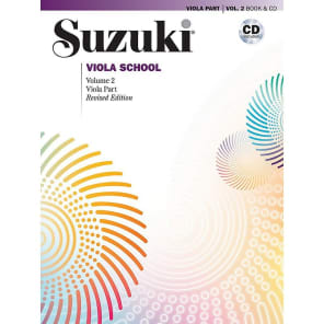 Alfred 00-40688 Suzuki Viola School - Viola Part Book/CD (Volume 2) - Revised