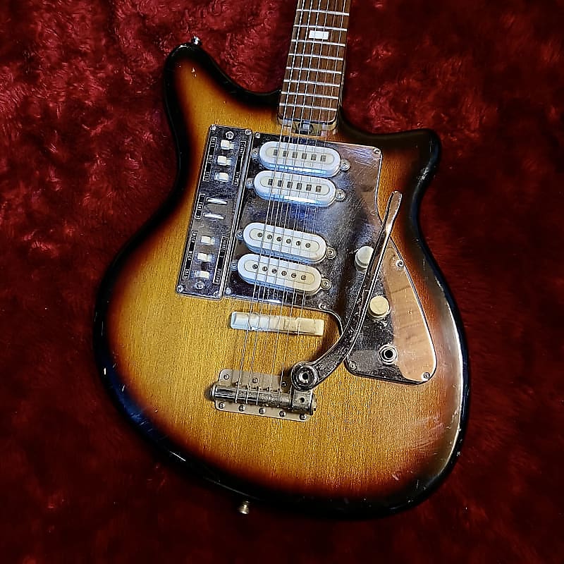 c.1965- Guyatone LG-145T MIJ Vintage Guitars Offset Body