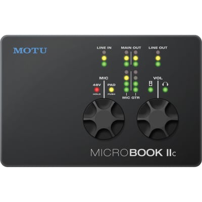 MOTU MicroBook IIc USB 2.0 Digital Audio Interface for Personal Studio Recording image 3