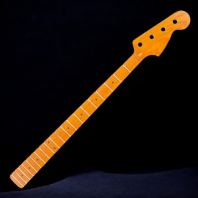 Baguley Aluminum Bass Guitar Neck - Polished Finish, Ghost Inlays