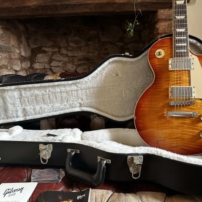 Gibson Les Paul USA Traditional Iced Tea Burst Japanese Export Non-Chambered & OHSC 2013 image 8