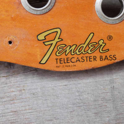 Fender telecaster bass neck 1968 1968 natural image 3