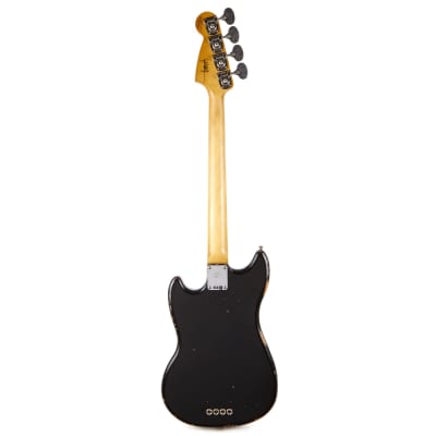 Fender Justin Meldal-Johnsen Road Worn Mustang Bass - Black image 4