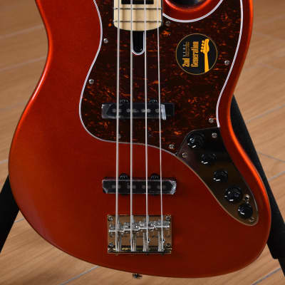 Sire Marcus Miller V7 Vintage Swamp Ash 2nd Generation Maple Neck Bright Metallic Red image 4