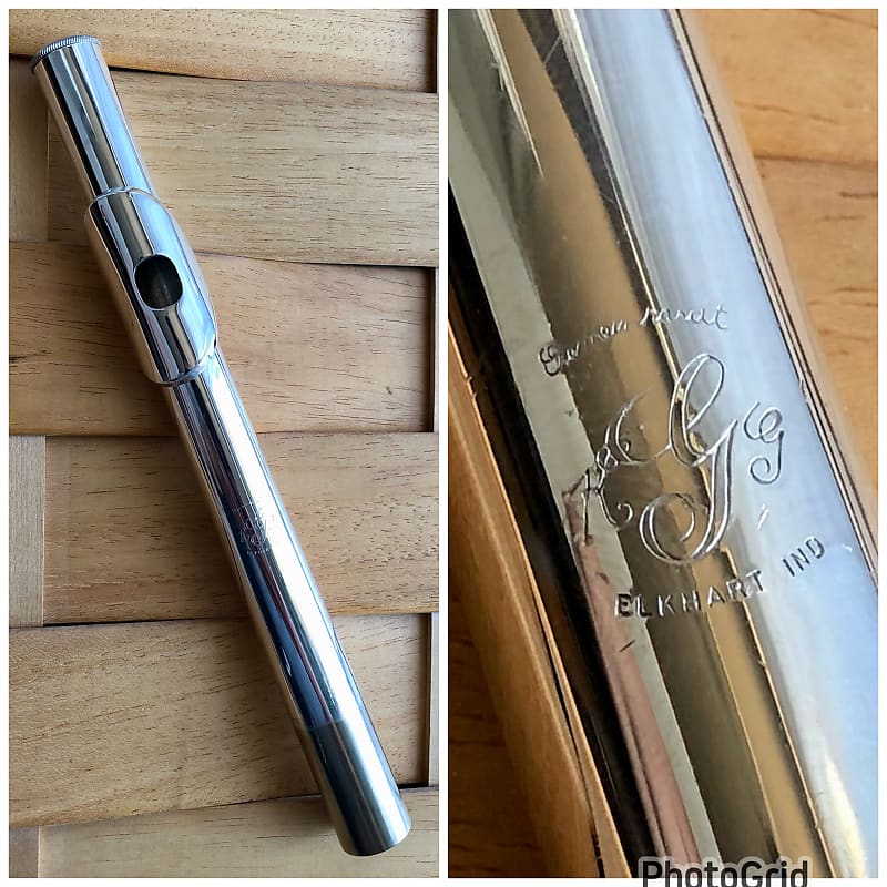 Replacement GEMEINHARDT Silver Plated Flute Head Headjoint Reverb