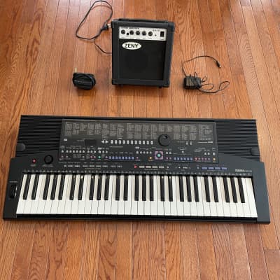 Yamaha PSR 510 Electronic Keyboard TESTED w/ AC adapter and sustain pedal+ AMP!