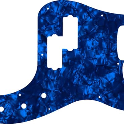 WD Custom Pickguard For Fender American Elite Precision Bass #28DBP Dark Blue Pearl/Black/White/Black