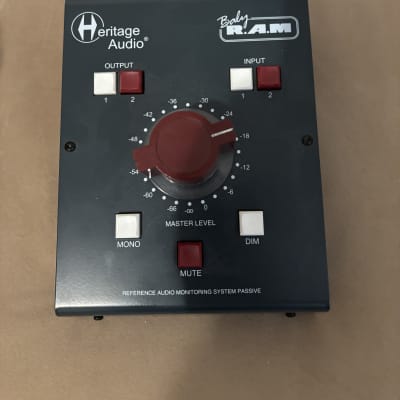 Heritage Audio Baby RAM Passive Desktop Monitor Controller | Reverb