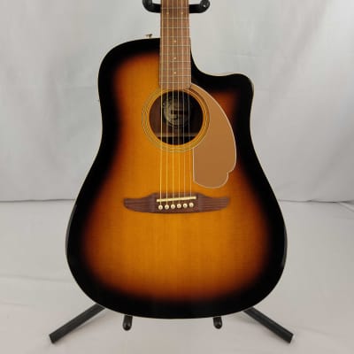 Fender Redondo Player Acoustic Guitar Sunburst image 1