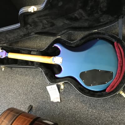 Ibanez Musician MC-100 custom 1977 Metallic custom nascar blue / purple expensive paint made in Japan in very good- excellent condition with hard case image 15