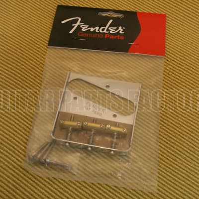 099-0806-100 Fender '52 Vintage Telecaster 3-Saddle Guitar Bridge