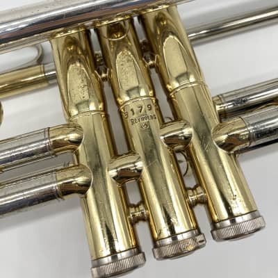 1952 Lacquer Reynolds Model 51 Professional "Sterling Deluxe" Bb Trumpet image 5