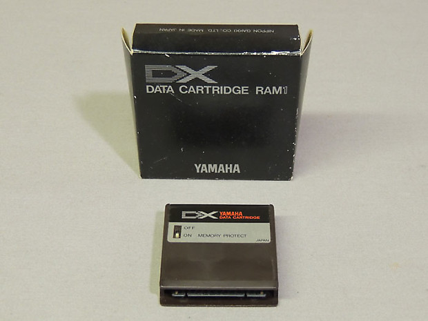 Yamaha DX-7 RAM Cartridge with Original Box | Reverb