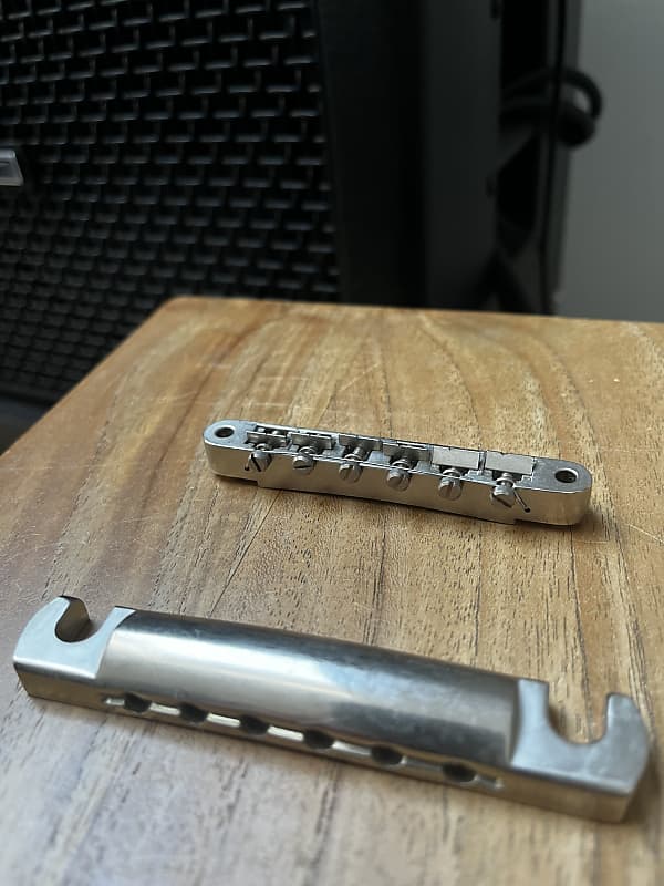 Gibson ABR-1 wired (dot) & Tailpiece - Nickel image 1