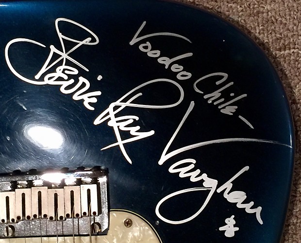 Stevie ray vaughan store signature