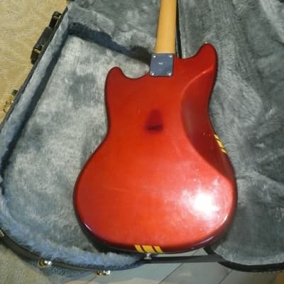 Fender Mustang Guitar with Rosewood Fretboard 1969 - 1973 Competition Red image 7