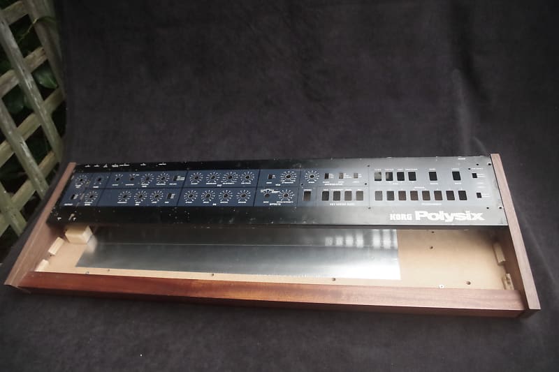 Custom Wooden Case Korg Polysix Analog Synthesizer American | Reverb