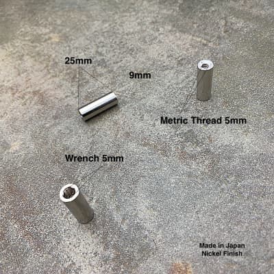 Truss rod nut cylinder shape 5mm TRN-11 image 6