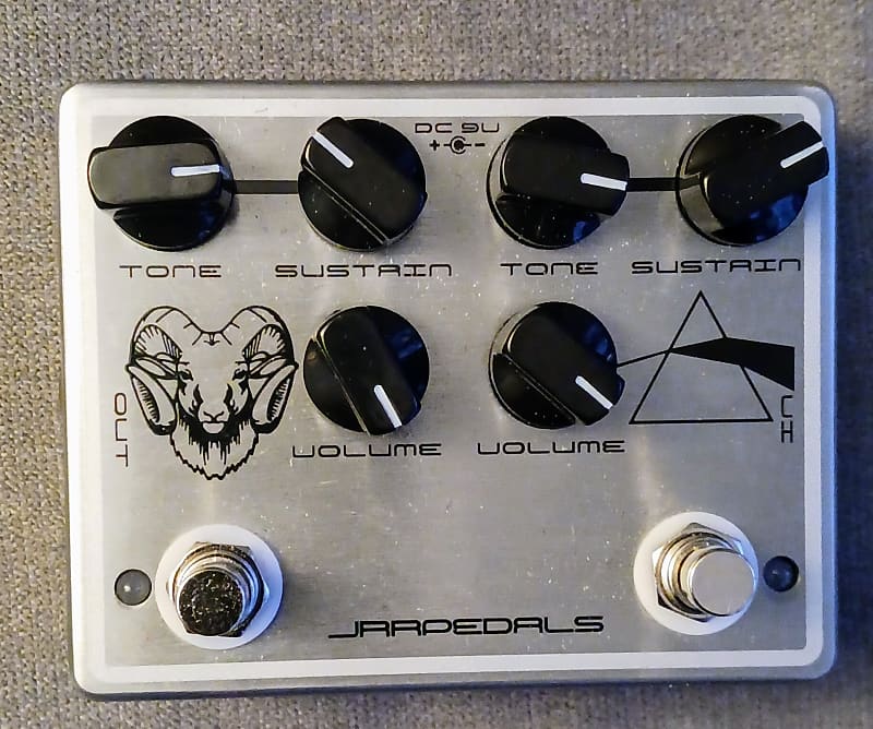 JRR Pedals Ram Triangle Double Big Muff Clone Fuzz Pedal Reverb