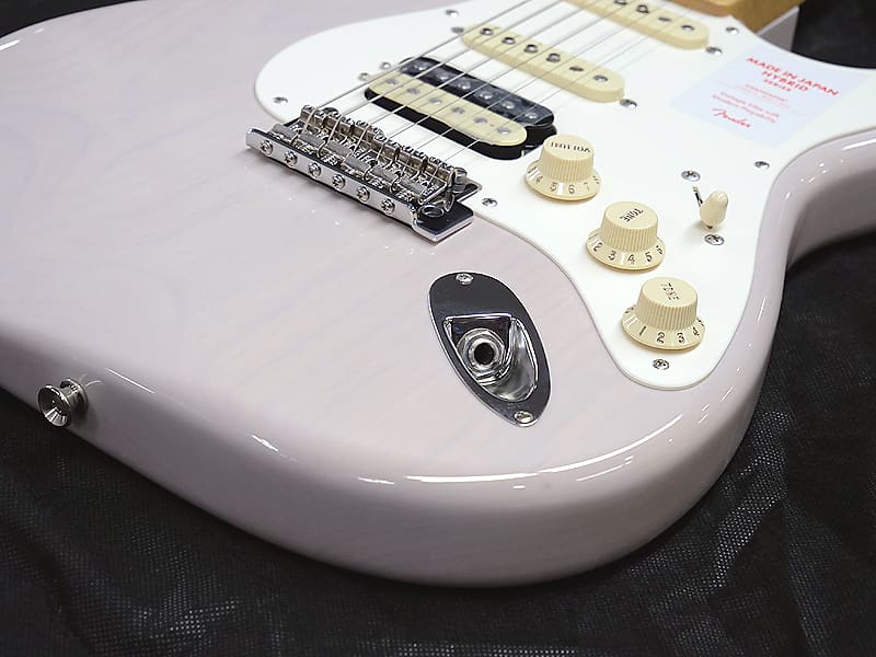 Fender Made in Japan Hybrid 50s Stratocaster HSS SN:2410 ≒3.45kg 2019 US  Blonde