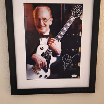 Immagine Les Paul's Personal 50th Anniversary White Custom Featured on his Autobiography~ The Collector's Package - 13