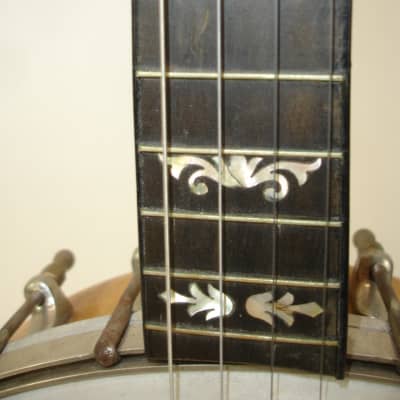 Vintage Orpheum by Lange No. 1 Tenor 4-String Open-Back Banjo AS IS image 10