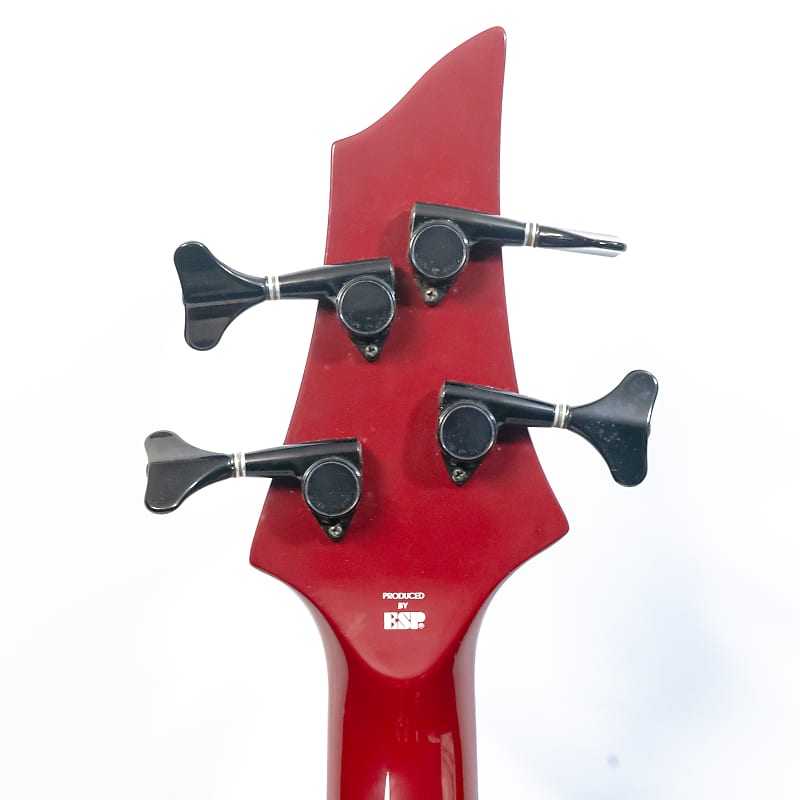 ESP Edwards E-T-98FR Electric Bass Guitar with Gigbag - MIJ - Red