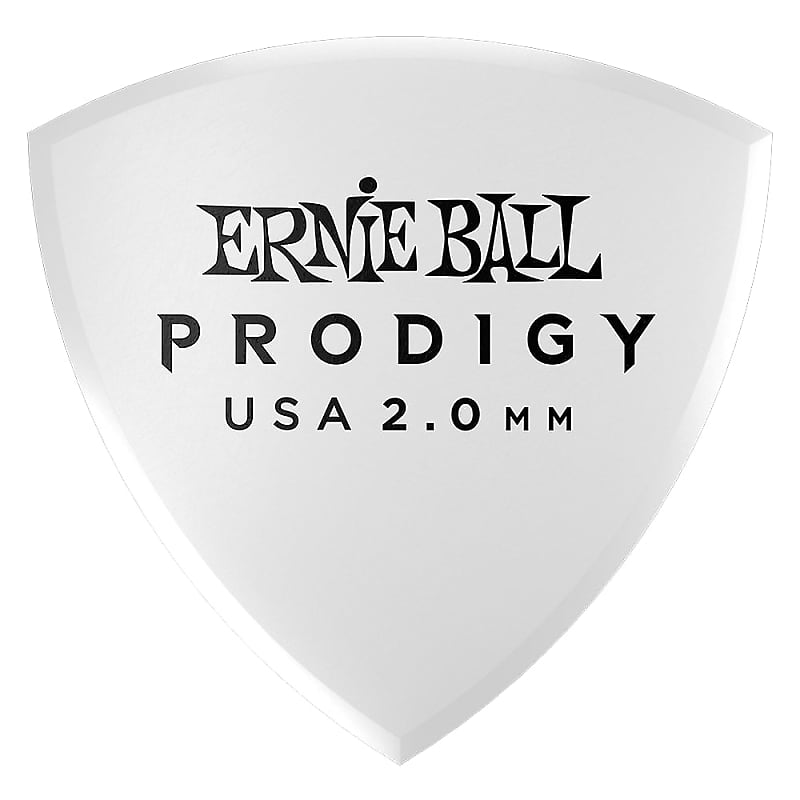 Ernie Ball P09338 Large Shield Prodigy Picks - 2.0 mm (6-pack) image 1