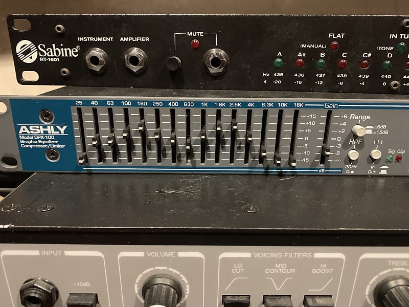 Ashly DPX-100 rack compressor/graphic EQ