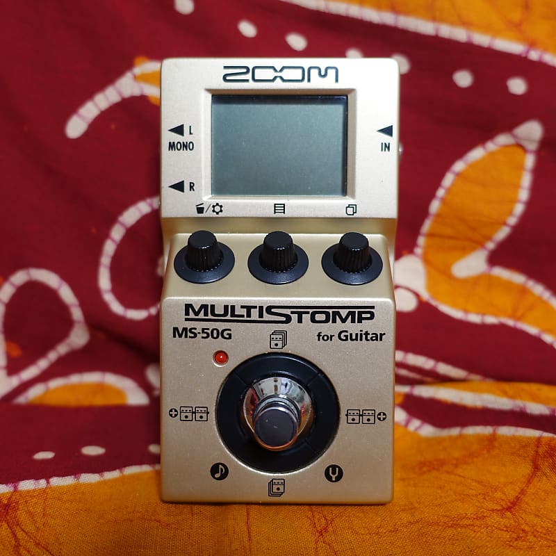 ZOOM MS-50G Gold Limited 限定 Amazon.co.jp: ZOOM/MS-50G-I MultiStomp Guitar Pedal Gold Limited