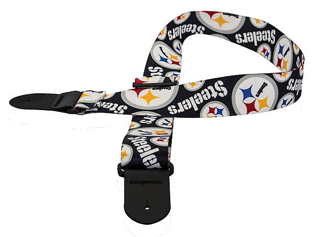 Woodrow Pittsburgh Steelers Guitar Strap image 1