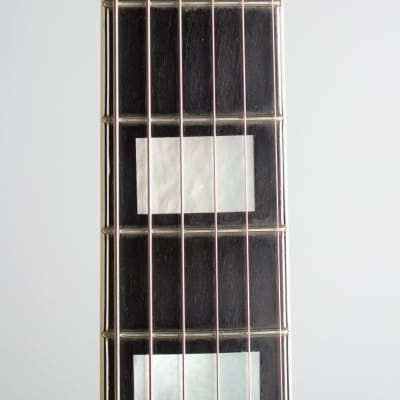 D'Angelico  Excel Cutaway Arch Top Acoustic Guitar (1958), ser. #2056, period black hard shell case. image 8