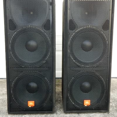 JBL MP225 large band pa dj speakers | Reverb