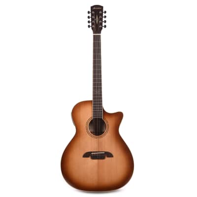 Alvarez AG60-8CESHB Artist Series Acoustic Guitar 8-String Shadowburst Gloss image 4