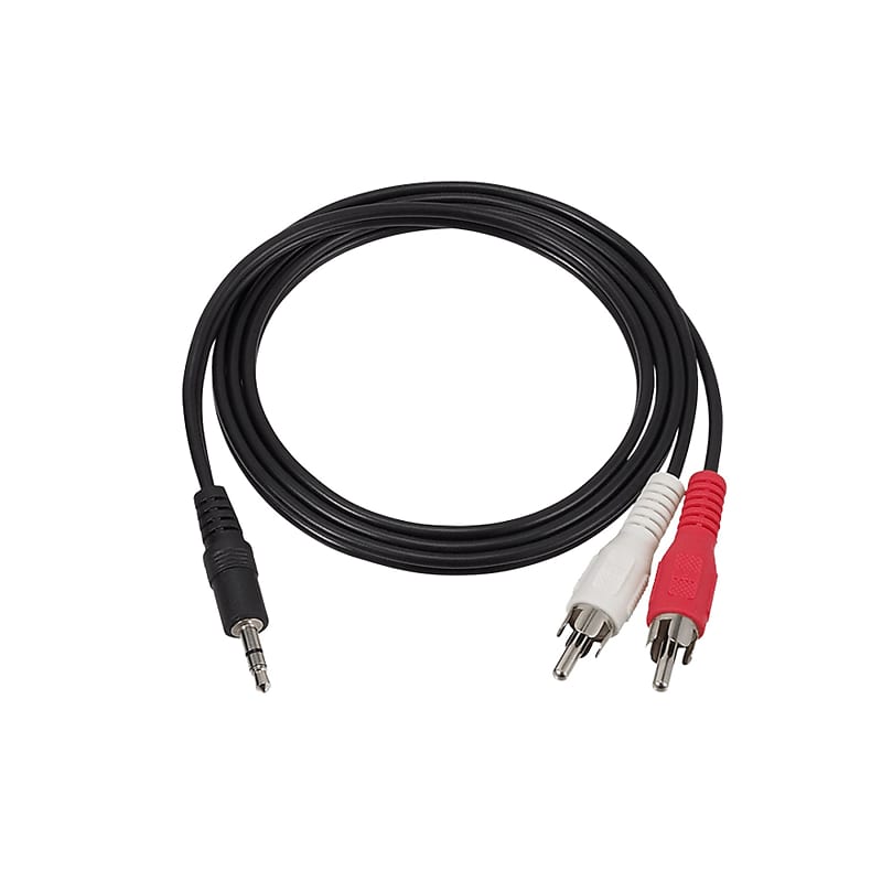 Audio Technica 35mm To Male Rca Y Cable Adaptor For Reverb 9267