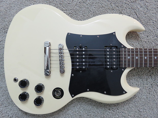 2000s Epiphone SG G-310 Electric Guitar Alpine White With