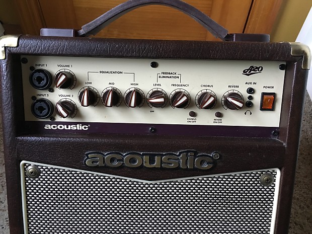 Acoustic a20 20w acoustic guitar amplifier hot sale