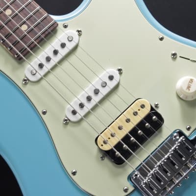 Suhr Guitars JE-Line Standard Alder with Asatobucker (Daphne Blue/Rosewood)#71948 image 4