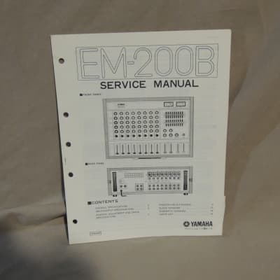 Yamaha EM-200B Service Manual [Three Wave Music]